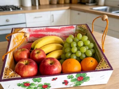 Frutera de madera, cada uno le puede dar la utilidad que le parezca