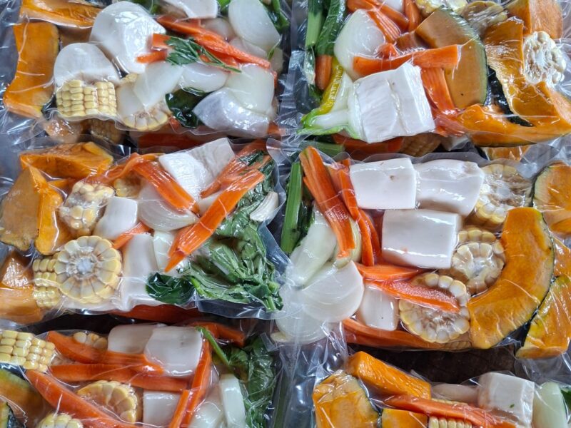 Mix de vegetales envasados