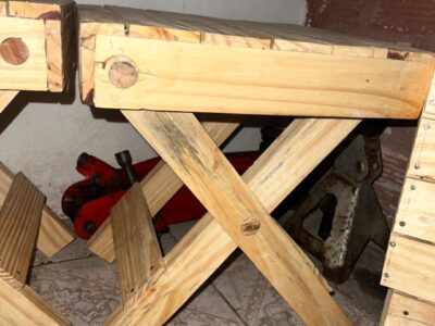 Banqueta plegable