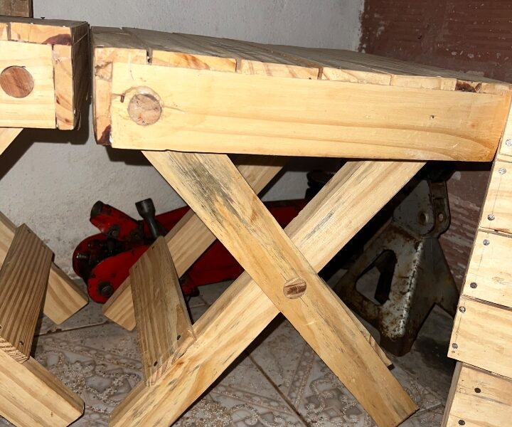 Banqueta plegable