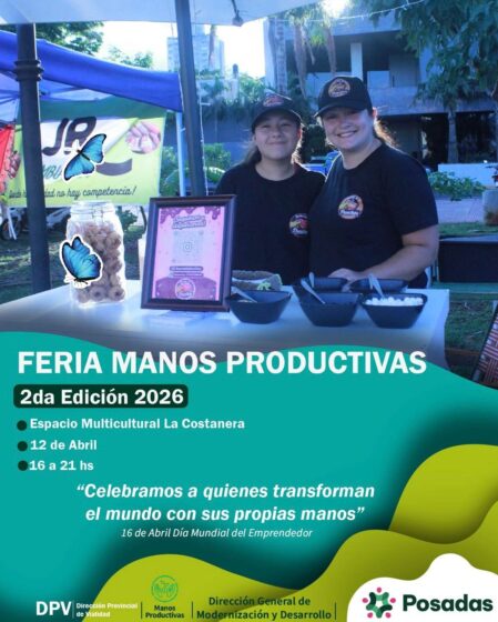 Se viene la segunda edición de la Feria Manos Productivas