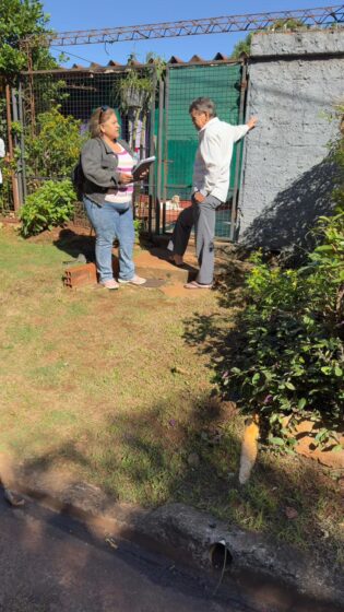 Relevamiento en los  Barrio San Gerardo chacra 128