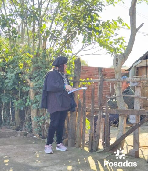 Trabajo territorial en la Chacra 100