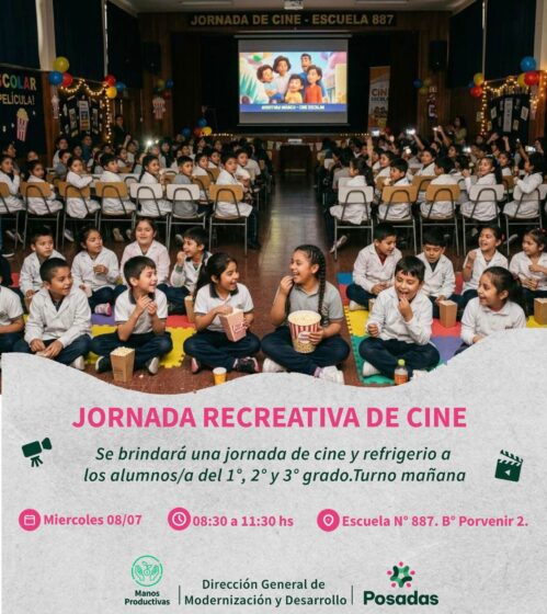 Jornada recreativa en la Escuela 887. El provenir 2