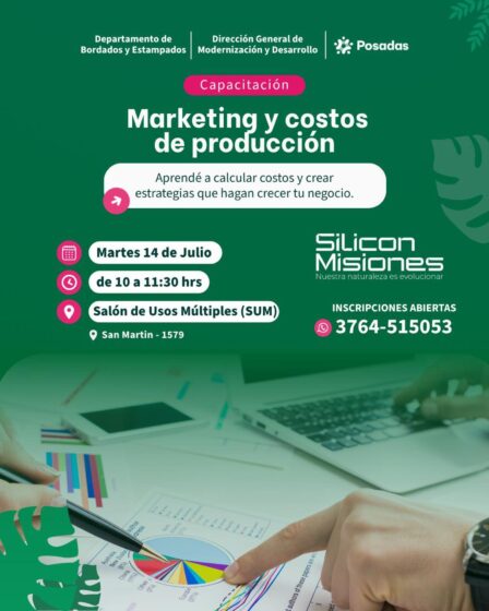 Marketing y costos de producción- Departamento de bordado y estampados